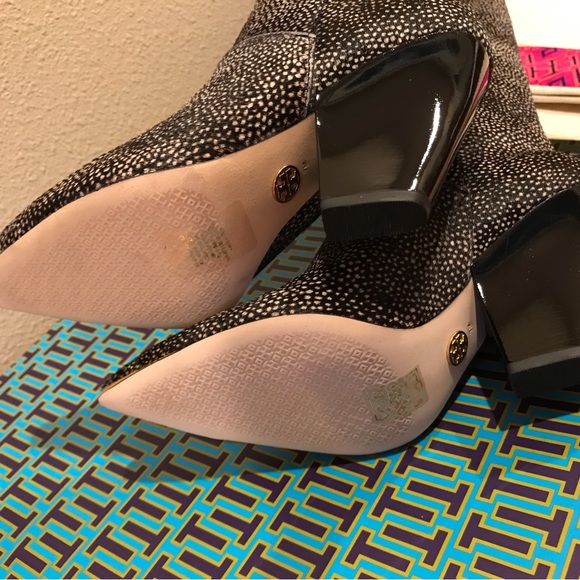 TORY BURCH LILA CALF HAIR KNEE BOOTS SIZE 7, 7.5, 8, 8.5 - Picture 5 of 11